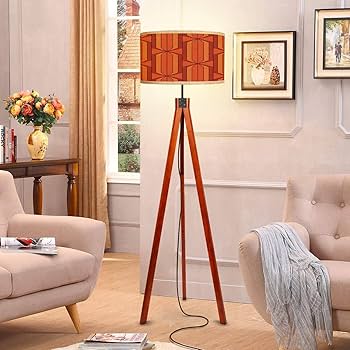 WEFHFGK Floor Lamp 70s Retro Vintage Mid Century Modern